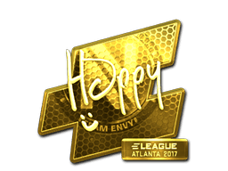 Sticker | Happy (Gold) | Atlanta 2017 (Sticker | Happy (Gold) | Atlanta 2017)