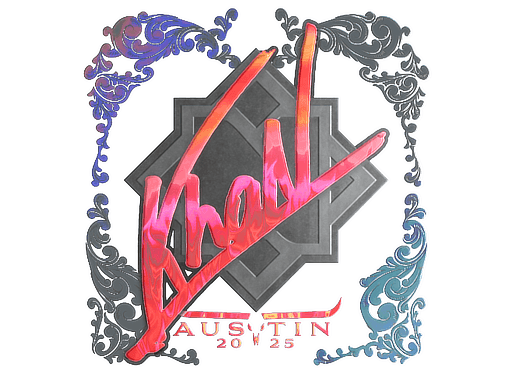 Sticker | khaN (Holo) | Austin 2025 (Sticker | khaN (Holo) | Austin 2025)