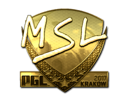 Sticker | MSL (Gold) | Krakow 2017 (Sticker | MSL (Gold) | Krakow 2017)