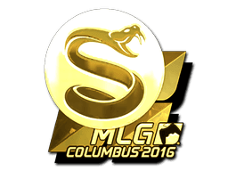 Sticker | Splyce (Gold) | MLG Columbus 2016 (Sticker | Splyce (Gold) | MLG Columbus 2016)