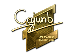 Sticker | cajunb (Gold) | Boston 2018 (Sticker | cajunb (Gold) | Boston 2018)