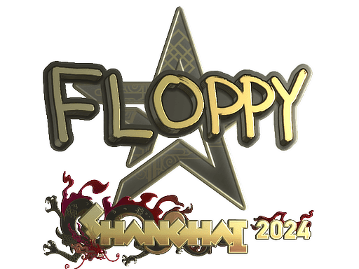 Sticker | floppy (Gold) | Shanghai 2024 (Sticker | floppy (Gold) | Shanghai 2024)