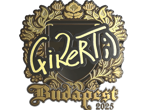 Sticker | qikert (Gold) | Budapest 2025 (Sticker | qikert (Gold) | Budapest 2025)