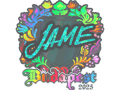 Sticker | Jame (Holo) | Budapest 2025 (Sticker | Jame (Holo) | Budapest 2025)