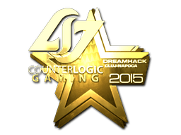 Sticker | Counter Logic Gaming (Gold) | Cluj-Napoca 2015 (Sticker | Counter Logic Gaming (Gold) | Cluj-Napoca 2015)