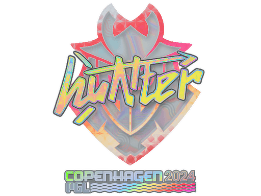 Sticker | huNter- (Holo) | Copenhagen 2024 (Sticker | huNter- (Holo) | Copenhagen 2024)