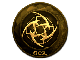 Sticker | Ninjas in Pyjamas (Gold) | Katowice 2019 (Sticker | Ninjas in Pyjamas (Gold) | Katowice 2019)