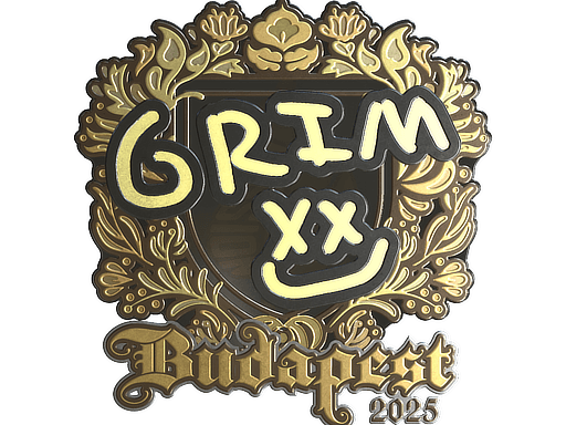 Sticker | Grim (Gold) | Budapest 2025 (Sticker | Grim (Gold) | Budapest 2025)