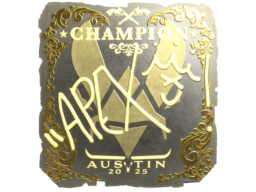 Sticker | apEX (Gold, Champion) | Austin 2025 (Sticker | apEX (Gold, Champion) | Austin 2025)