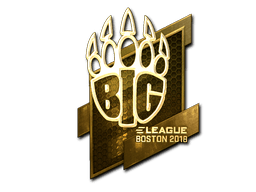 Sticker | BIG (Gold) | Boston 2018 (Sticker | BIG (Gold) | Boston 2018)