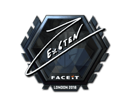 Sticker | Ex6TenZ (Foil) | London 2018 (Sticker | Ex6TenZ (Foil) | London 2018)