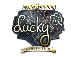Sticker | Lucky (Gold) | Berlin 2019 (Sticker | Lucky (Gold) | Berlin 2019)