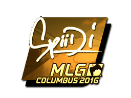 Sticker | Spiidi (Gold) | MLG Columbus 2016 (Sticker | Spiidi (Gold) | MLG Columbus 2016)