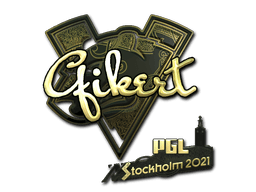 Sticker | Qikert (Gold) | Stockholm 2021 (Sticker | Qikert (Gold) | Stockholm 2021)