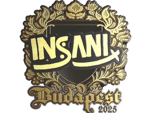 Sticker | insani (Gold) | Budapest 2025 (Sticker | insani (Gold) | Budapest 2025)