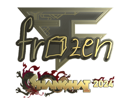 Sticker | frozen (Gold) | Shanghai 2024 (Sticker | frozen (Gold) | Shanghai 2024)