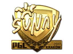 Sticker | suNny (Gold) | Krakow 2017 (Sticker | suNny (Gold) | Krakow 2017)