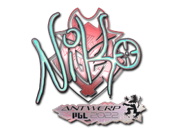 Sticker | NiKo (Holo) | Antwerp 2022 (Sticker | NiKo (Holo) | Antwerp 2022)