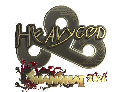 Sticker | Heavygod (Gold) | Shanghai 2024 (Sticker | Heavygod (Gold) | Shanghai 2024)
