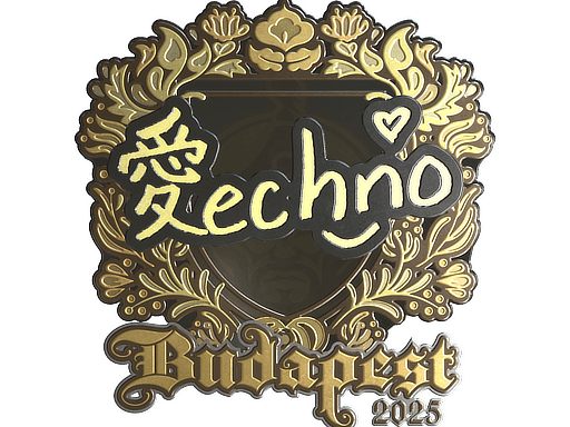 Sticker | Techno4K (Gold) | Budapest 2025 (Sticker | Techno4K (Gold) | Budapest 2025)