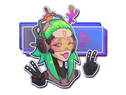 Sticker | V For Victory (Holo) (Sticker | V For Victory (Holo))