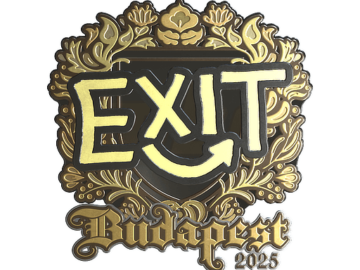 Sticker | exit (Gold) | Budapest 2025 (Sticker | exit (Gold) | Budapest 2025)
