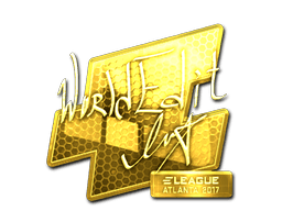 Sticker | WorldEdit (Gold) | Atlanta 2017 (Sticker | WorldEdit (Gold) | Atlanta 2017)