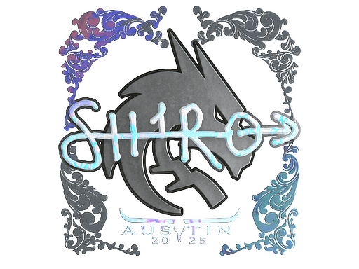 Sticker | sh1ro (Holo) | Austin 2025 (Sticker | sh1ro (Holo) | Austin 2025)