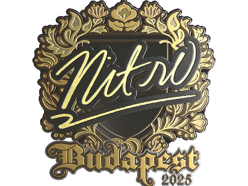 Sticker | nitr0 (Gold) | Budapest 2025 (Sticker | nitr0 (Gold) | Budapest 2025)