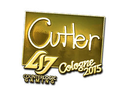 Sticker | reltuC (Gold) | Cologne 2015 (Sticker | reltuC (Gold) | Cologne 2015)