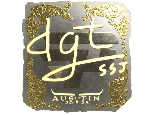 Sticker | dgt (Gold) | Austin 2025 (Sticker | dgt (Gold) | Austin 2025)