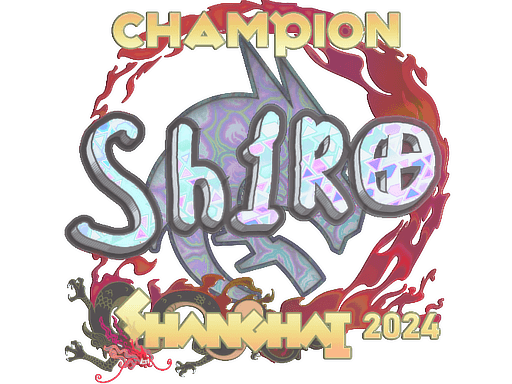 Sticker | sh1ro (Holo, Champion) | Shanghai 2024 (Sticker | sh1ro (Holo, Champion) | Shanghai 2024)