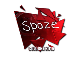 Sticker | spaze (Foil) | Cologne 2016 (Sticker | spaze (Foil) | Cologne 2016)