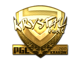 Sticker | kRYSTAL (Gold) | Krakow 2017 (Sticker | kRYSTAL (Gold) | Krakow 2017)