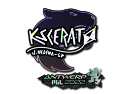 Sticker | KSCERATO (Glitter) | Antwerp 2022 (Sticker | KSCERATO (Glitter) | Antwerp 2022)