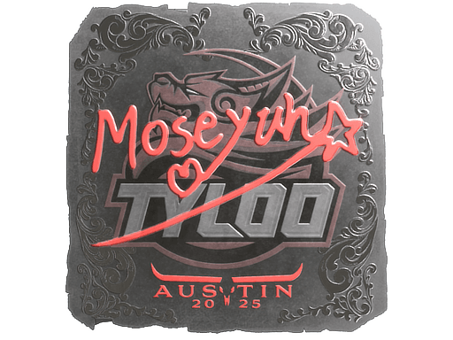 Sticker | Moseyuh (Foil) | Austin 2025 (Sticker | Moseyuh (Foil) | Austin 2025)