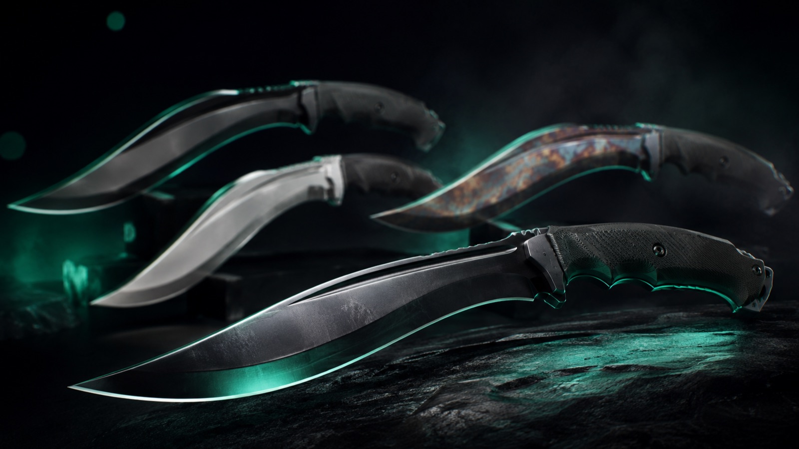 Нож Kukri Knife из кейса Kilowatt в разных отделках