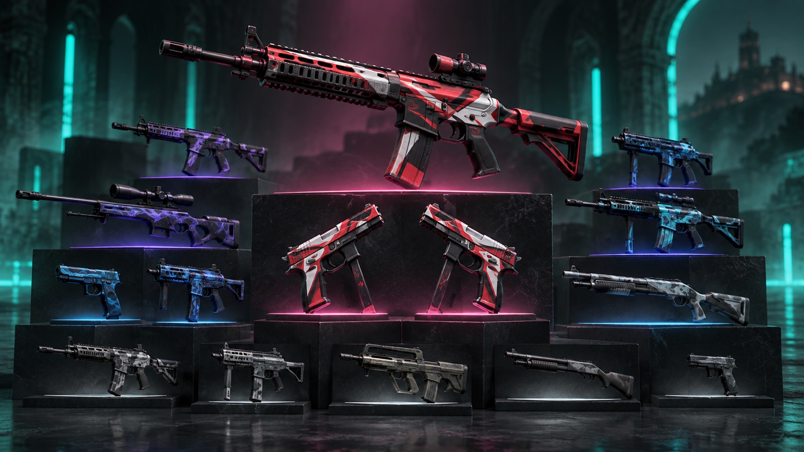 Скины коллекции Inferno 2018 по редкостям: от розовых SG 553 и Dual Berettas до серого ширпотреба