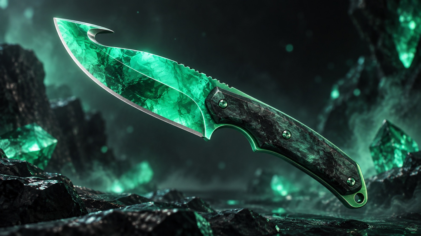 Нож с лезвием-крюком Gut Knife в CS2 крупным планом